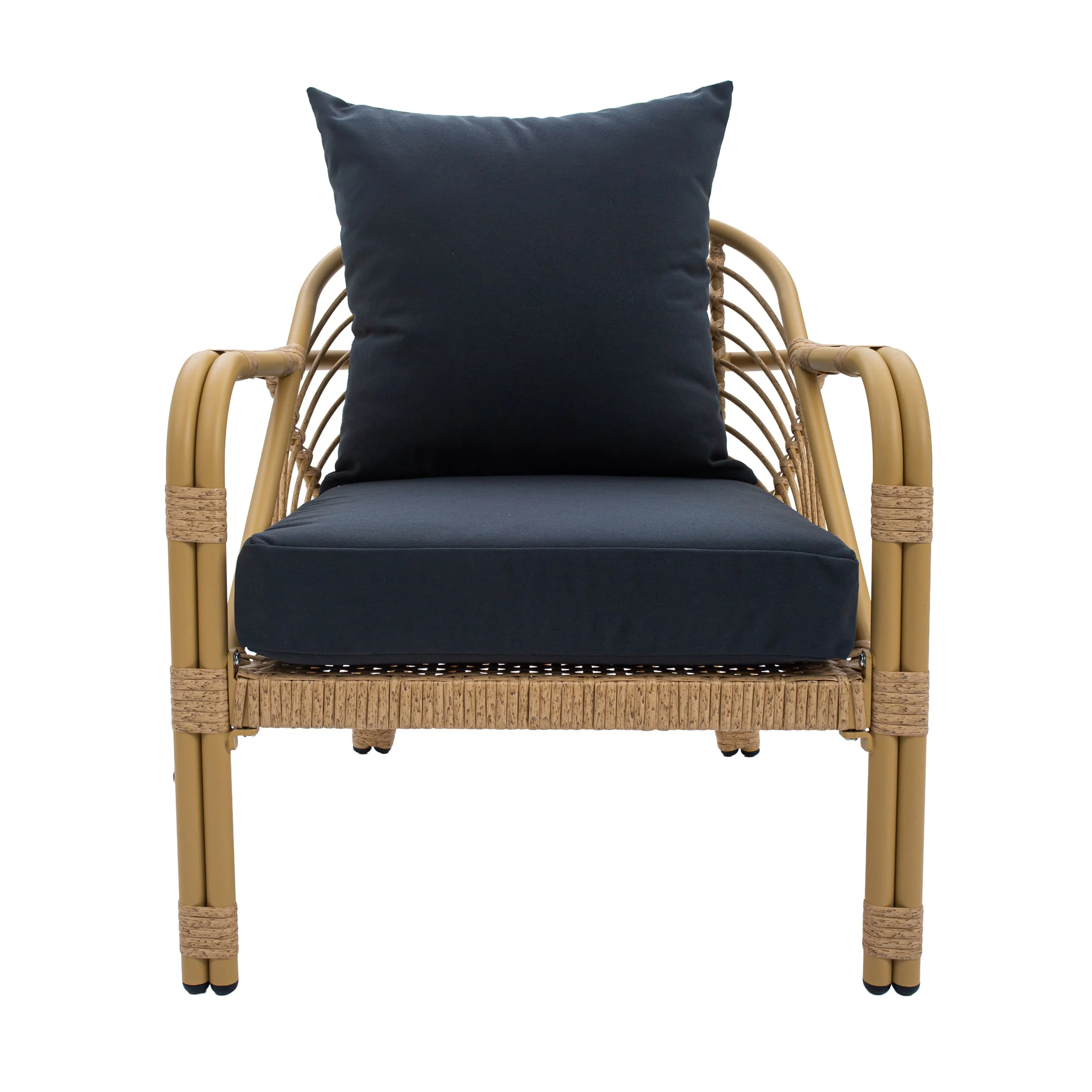 Patio Rope Chairs Set with Storage Table 3 PCS - 25012SE - Image 26