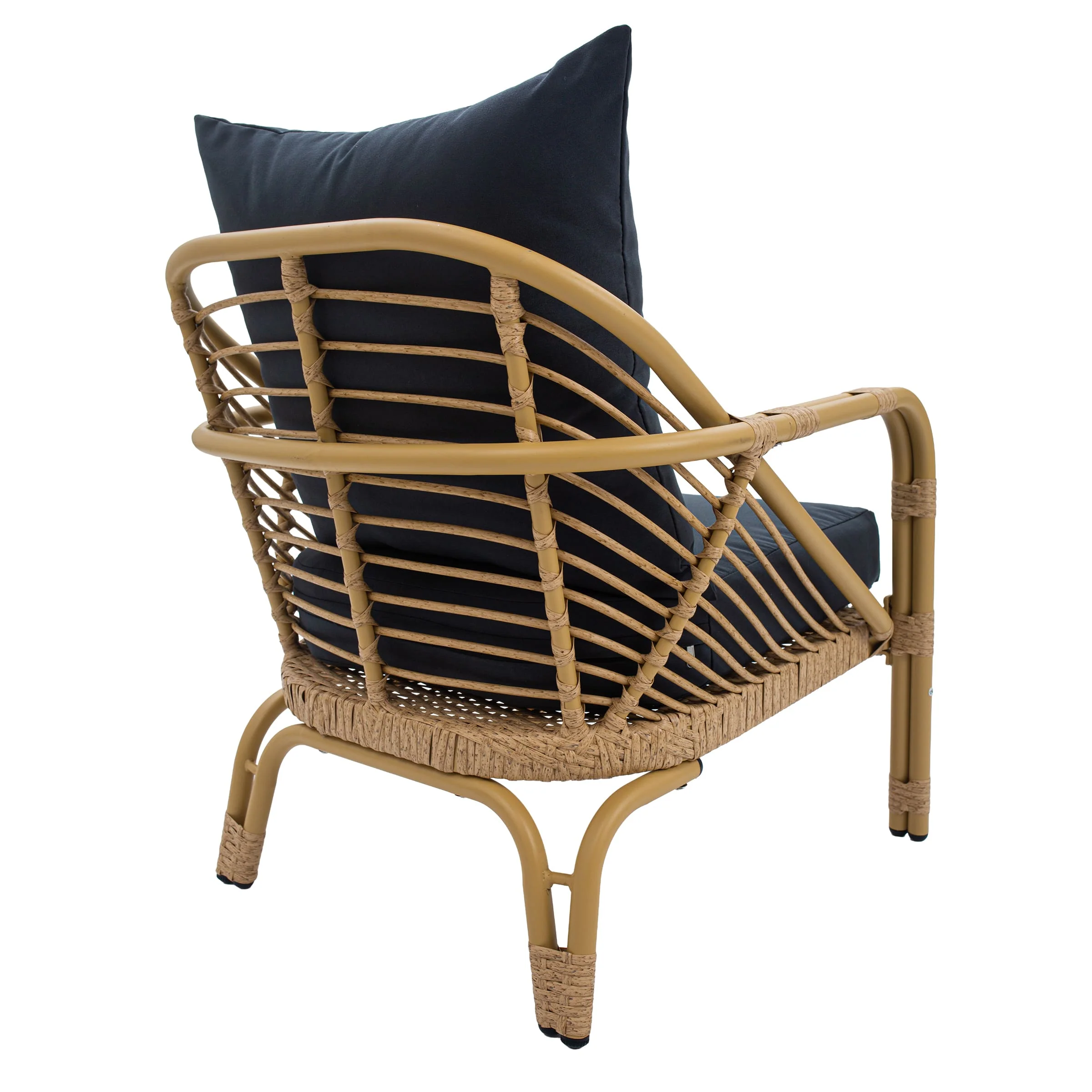 Patio Rope Chairs Set with Storage Table 3 PCS - 25012SE - Image 28