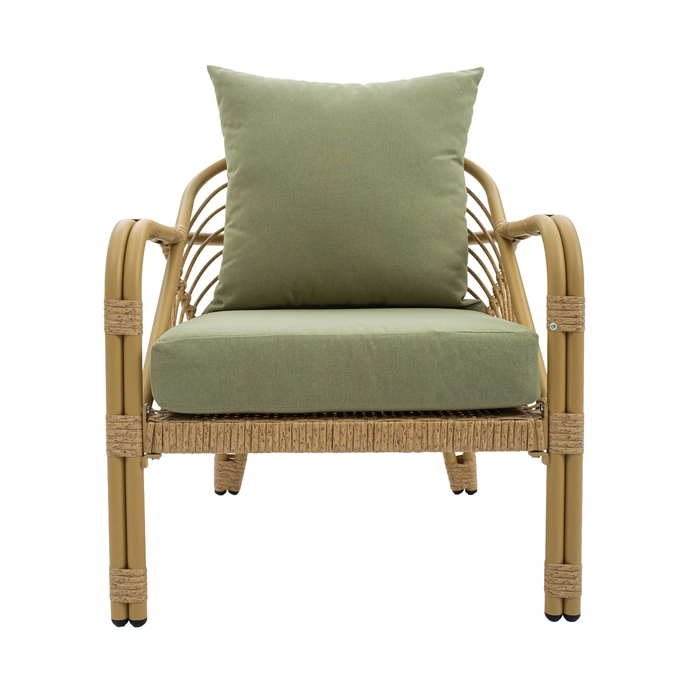Patio Rope Chairs Set with Storage Table 3 PCS - 25012SE - Image 3