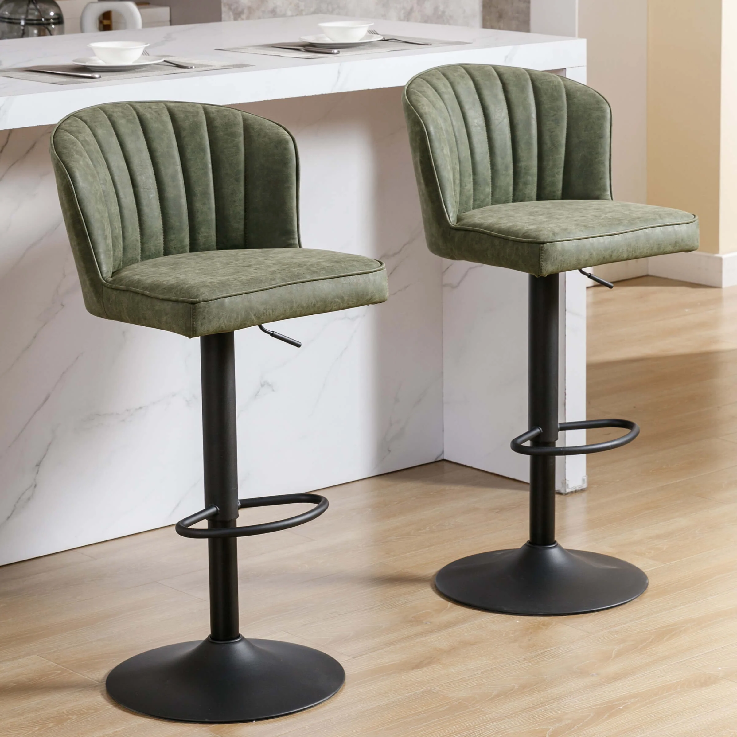 Curved Back Counter Stools Set of 2 - 8684CS - Image 30