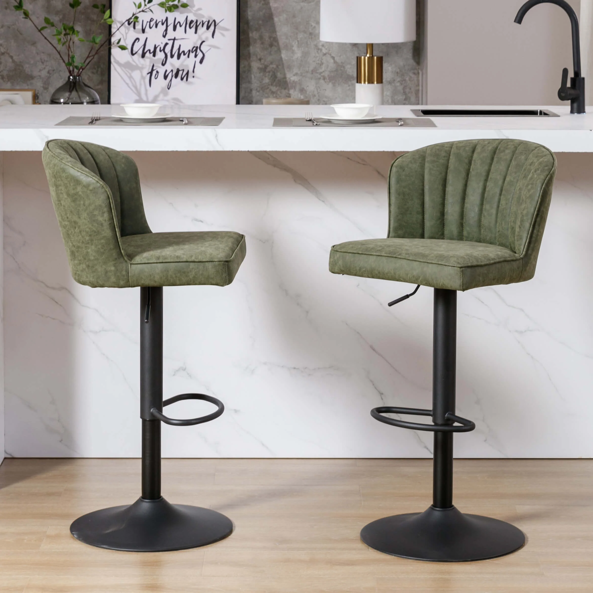 Curved Back Counter Stools Set of 2 - 8684CS - Image 31