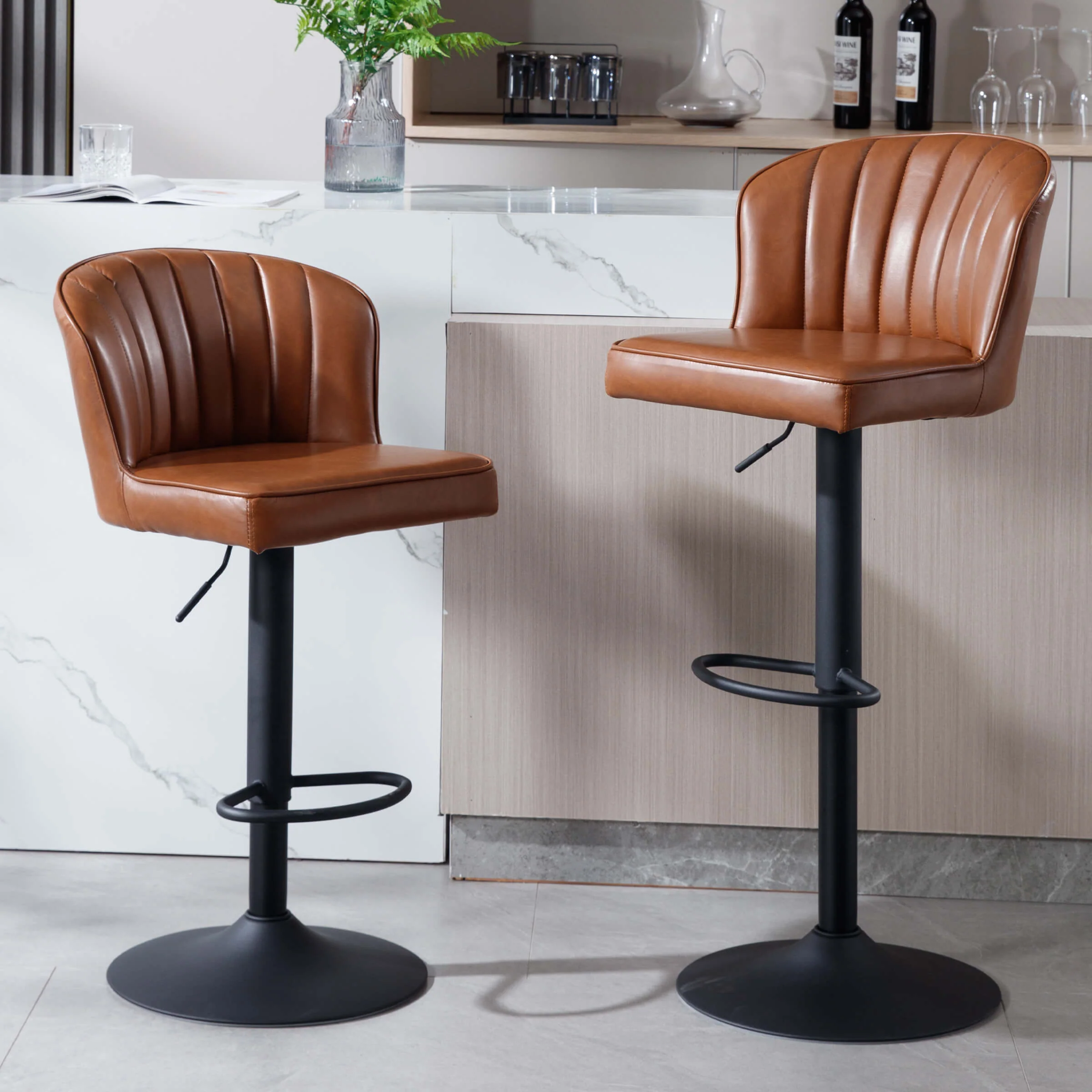 Curved Back Counter Stools Set of 2 - 8684CS - Image 40