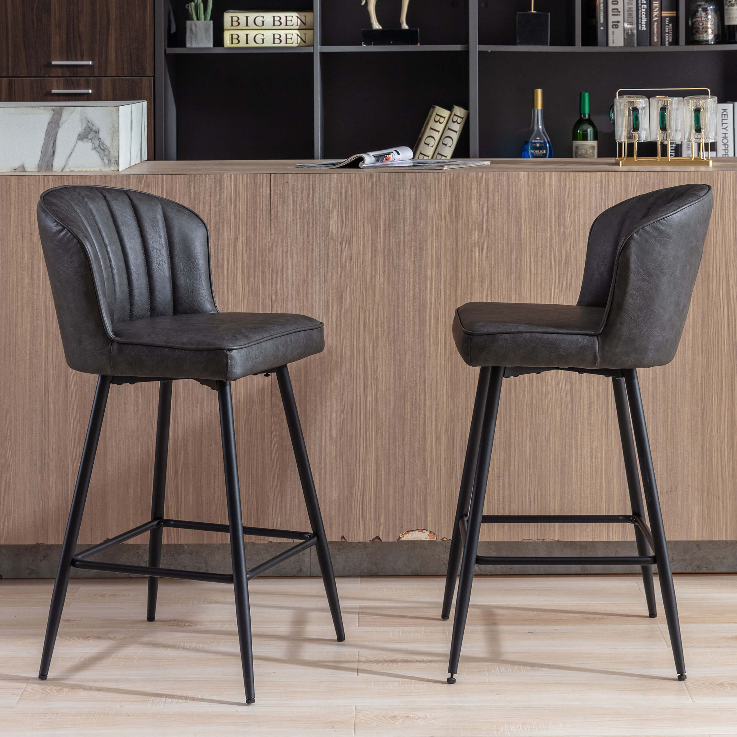 Curved Back Counter Stools Set of 2 - 8684CS - Image 48