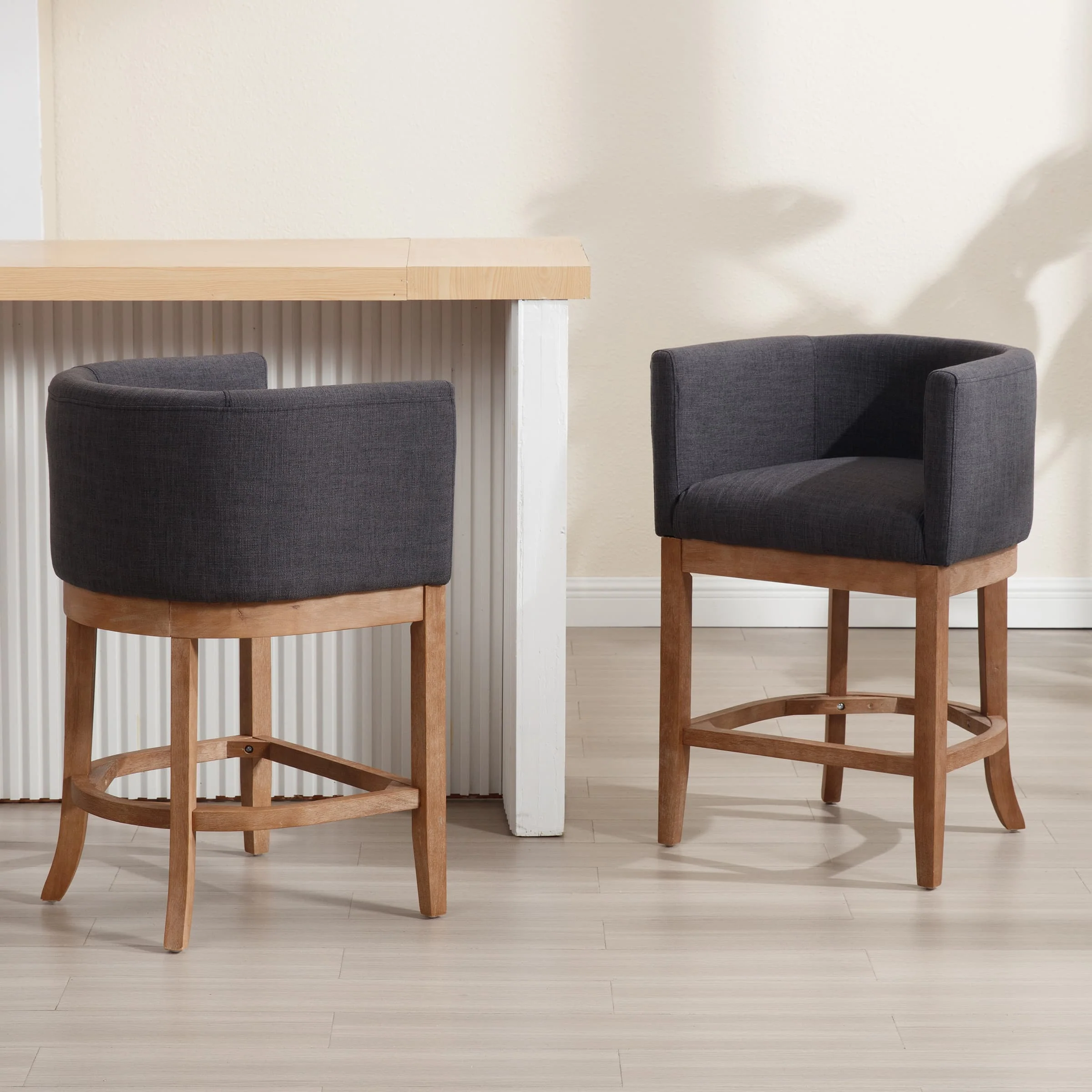 26.75"H Linen Counter Stool 1 PCS - 2004CS - Image 13
