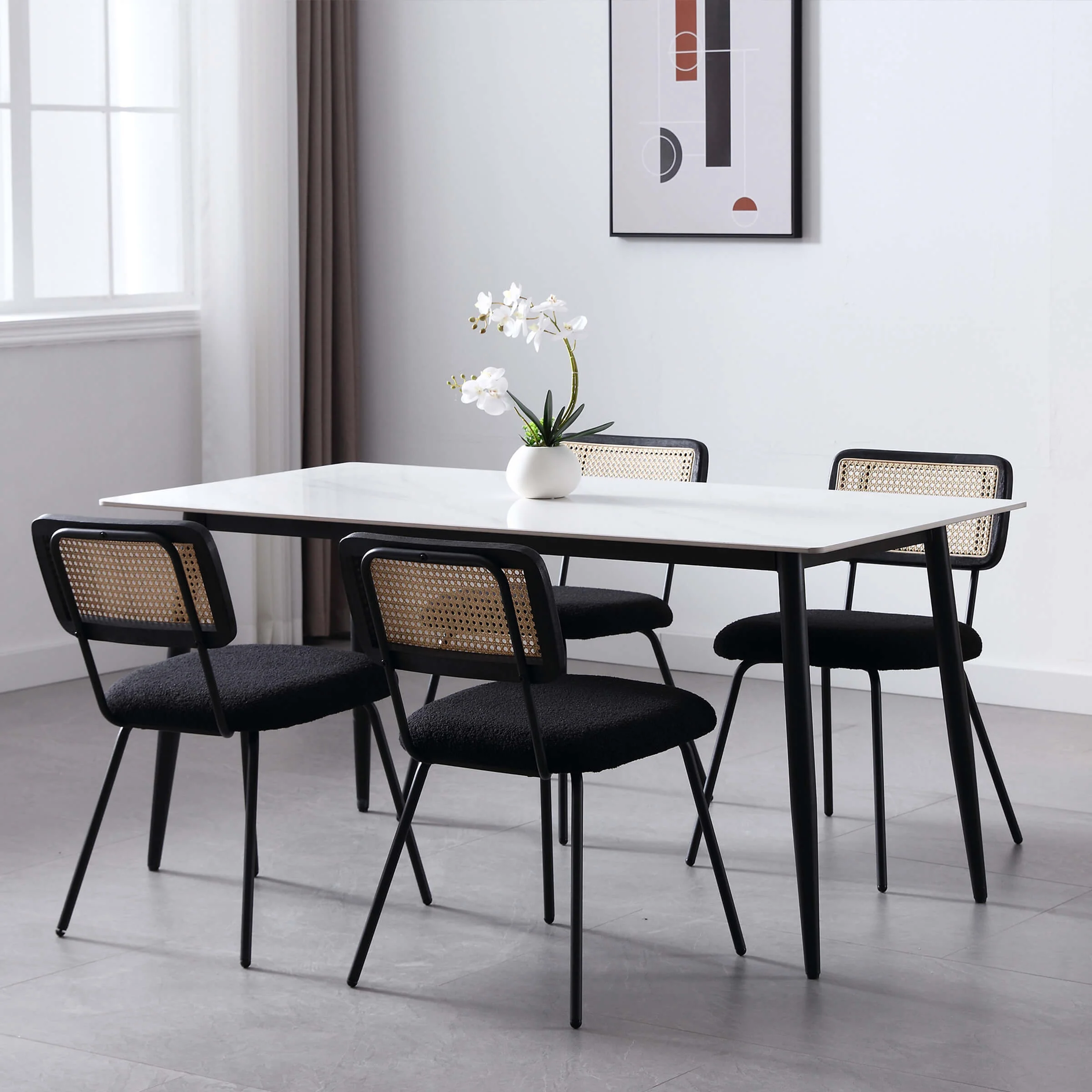 Rattan Back Dining Chairs - 5343DC - Image 11