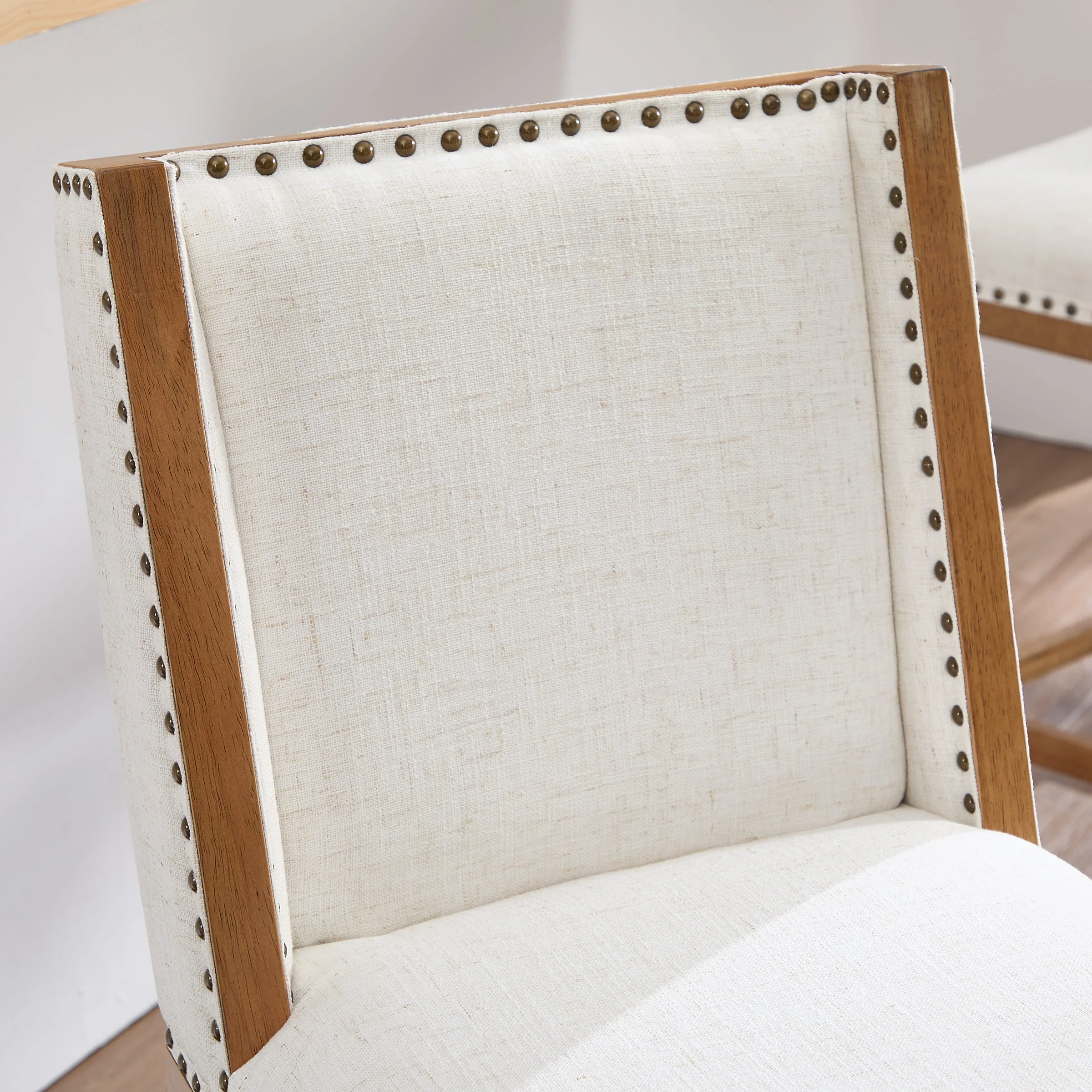 26"H Farmhouse Wingback Counter Stools Set of 2 - X023CS - Image 6