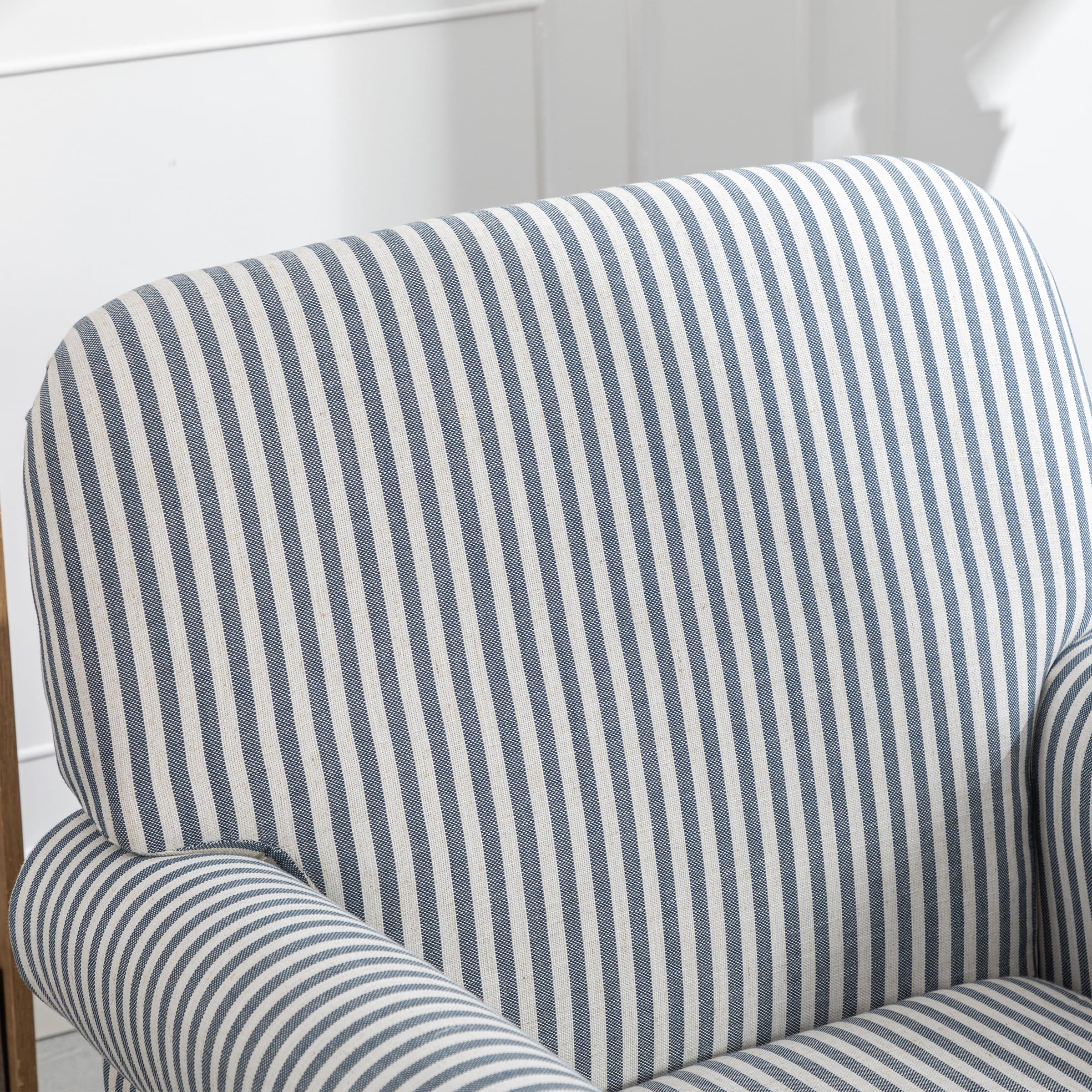Nailhead Trim Linen Accent Chair 1 PCS - 8330AC - Image 15