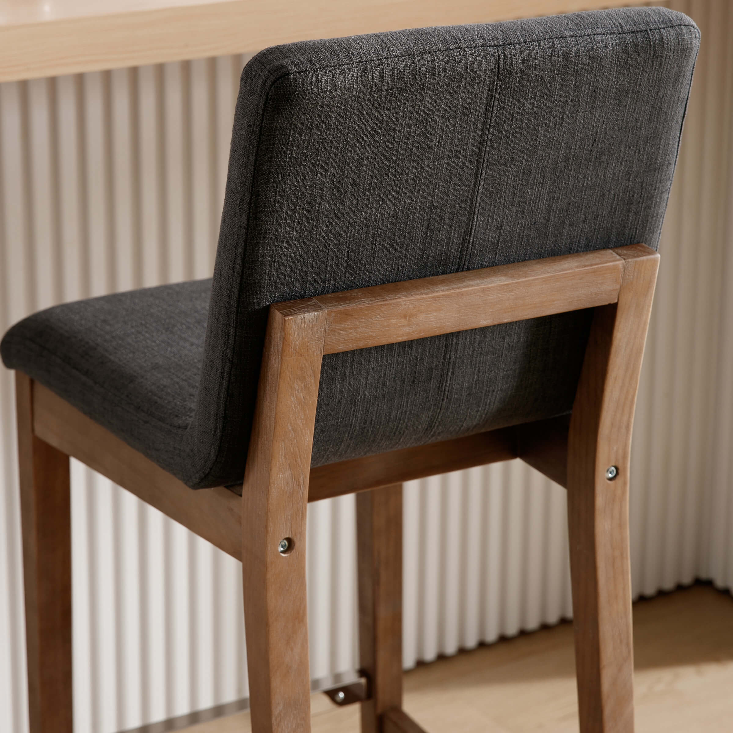 26"H & 30"H Modern Wood Stools Set of 2 - 5730 - Image 41