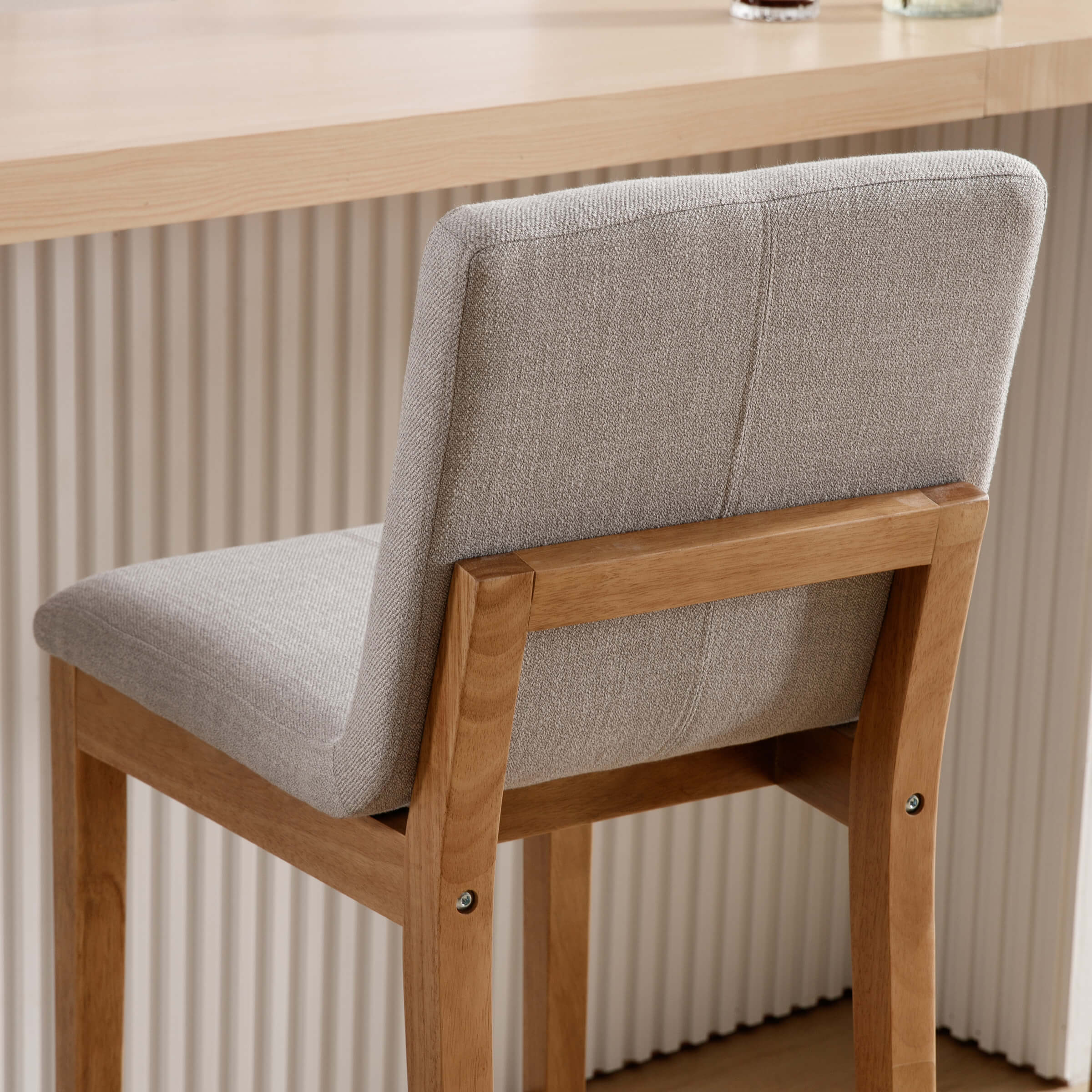 26"H & 30"H Modern Wood Stools Set of 2 - 5730 - Image 57