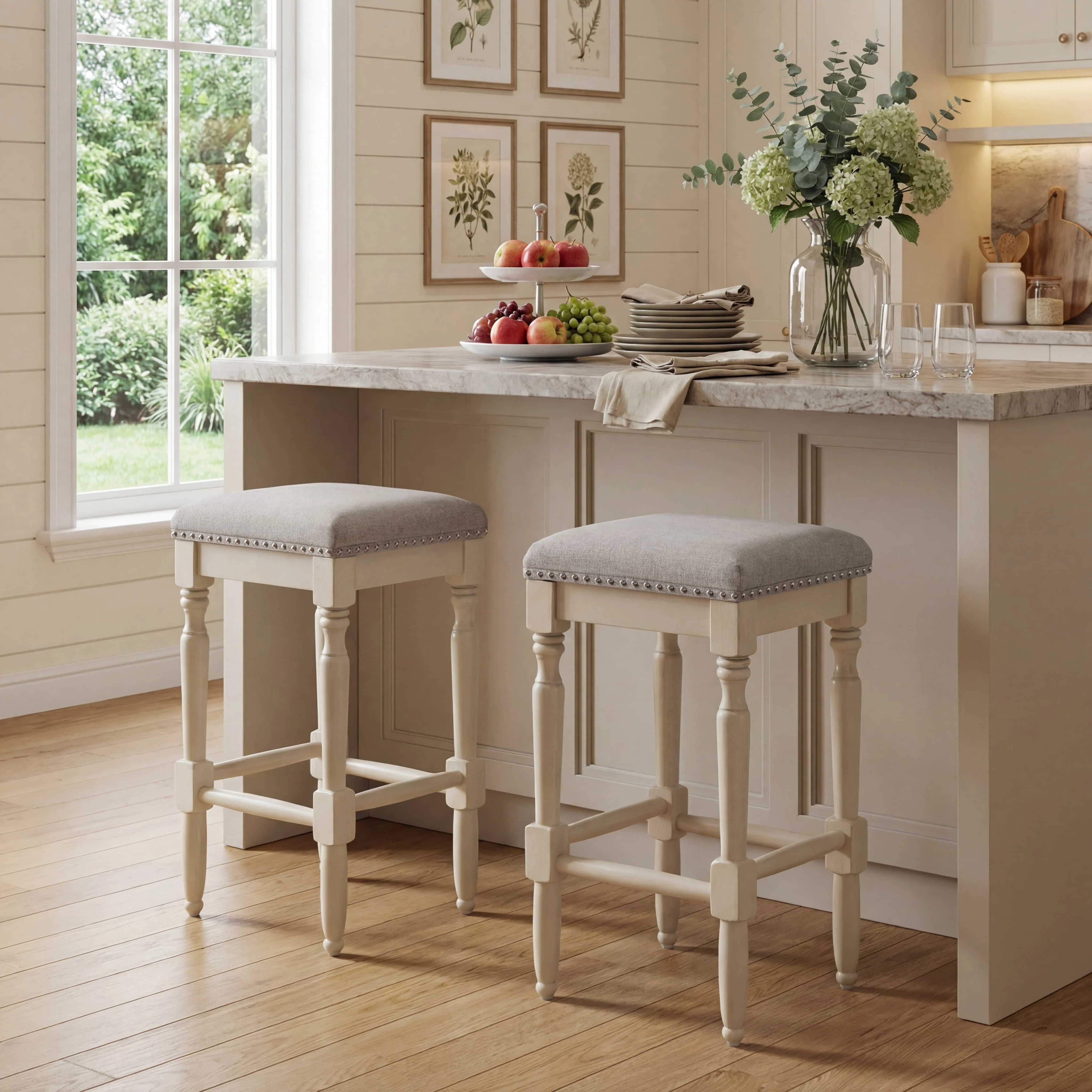 26"H Saddle Backless Counter Stools Set of 2 - XX30CS - Image 17