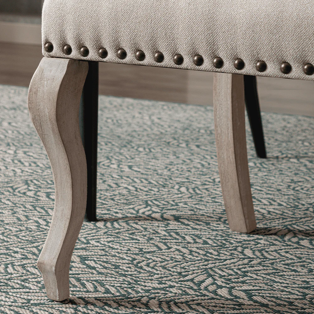 Parsons Linen Dining Chairs Set of 2 - 1296DC - Image 11