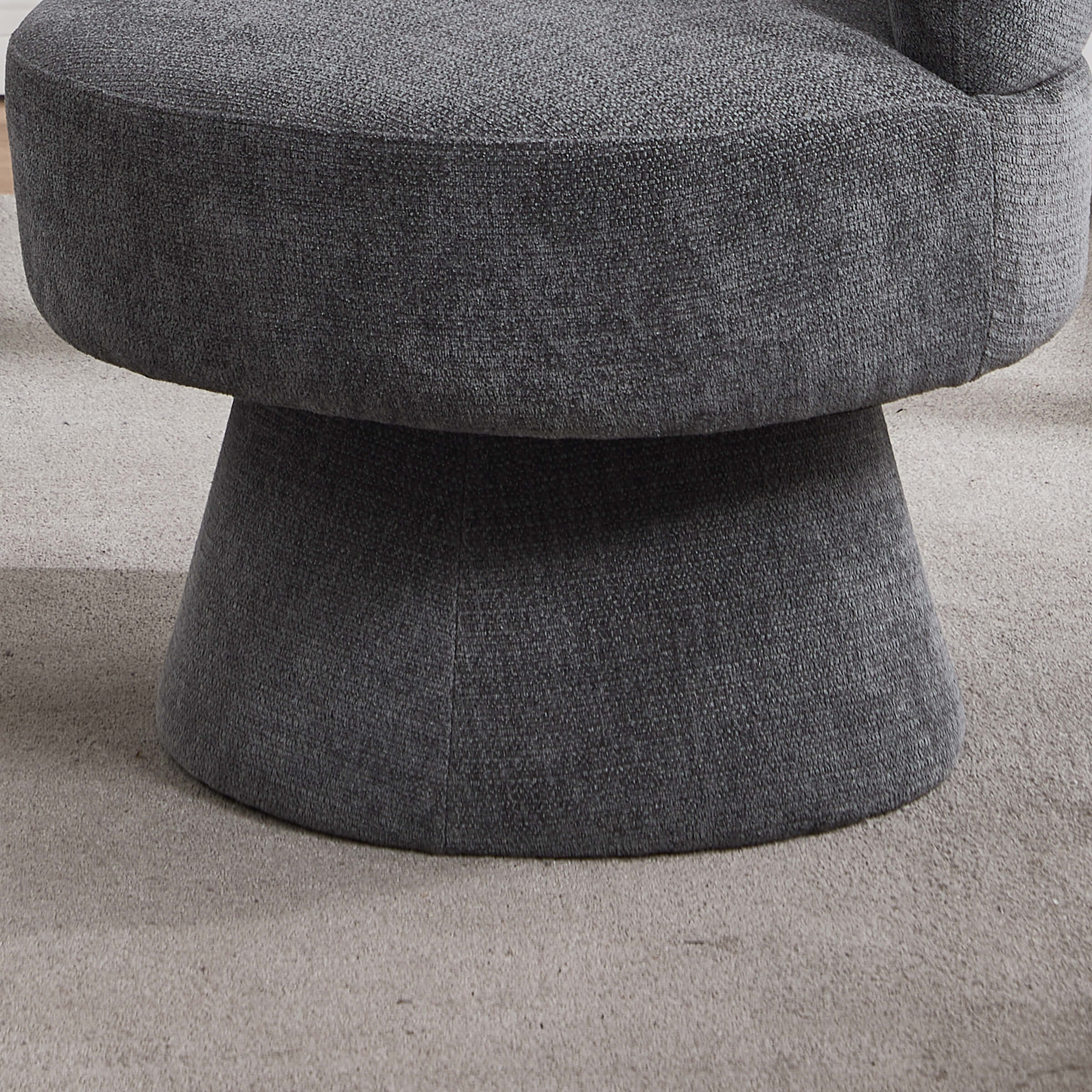 Modern Swivel Accent Chenille Armchair - 9918AC - Image 12
