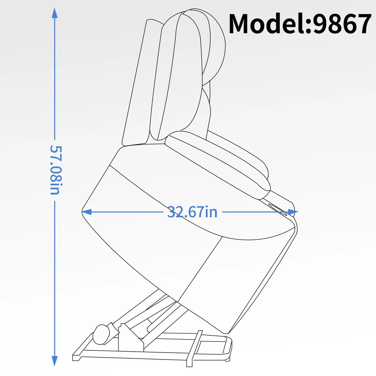 Power Lift Electric Massage Heat USB Recliner Chair - Image 19