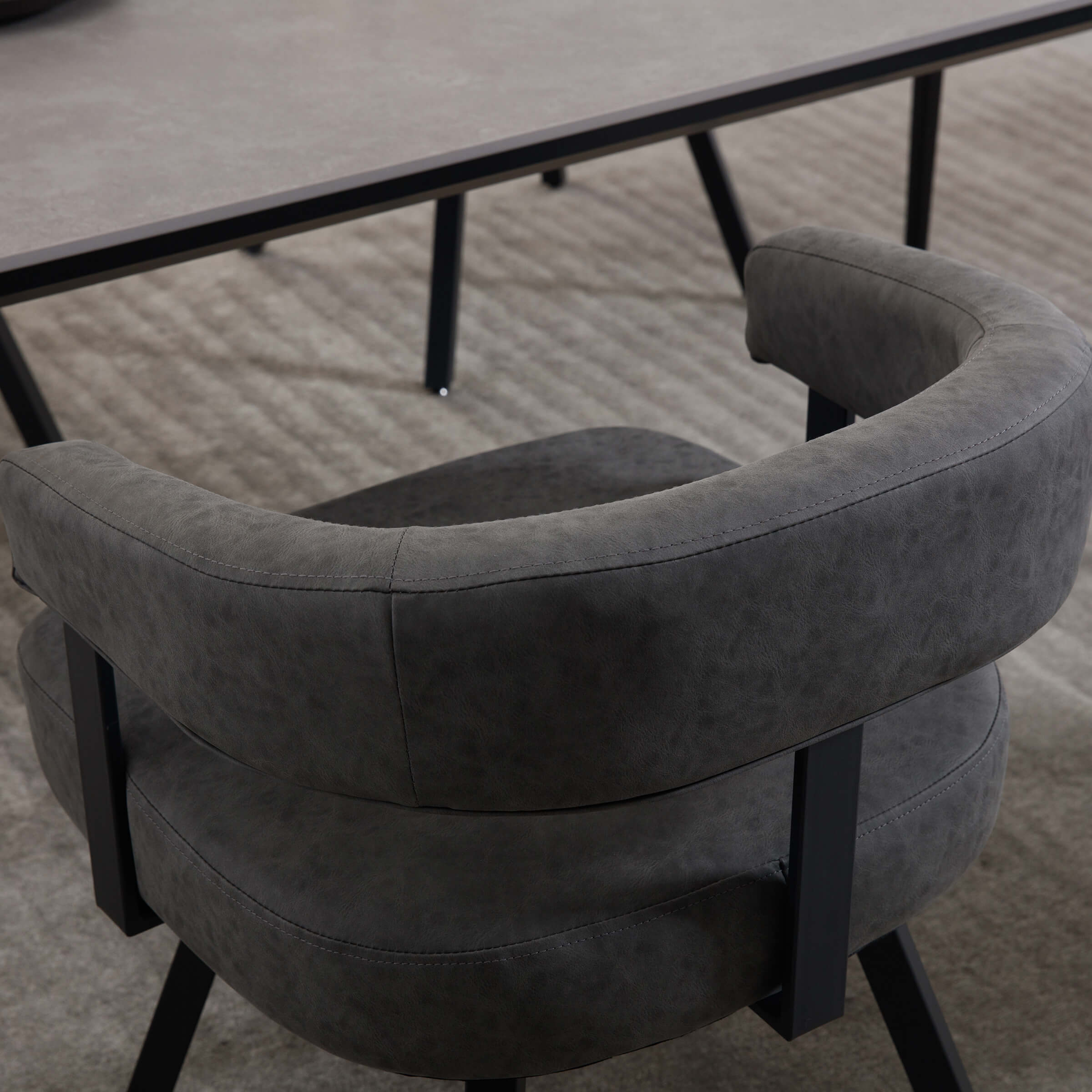 Modern Barrel Dining Chairs Set of 2 - 20081DC - Image 12