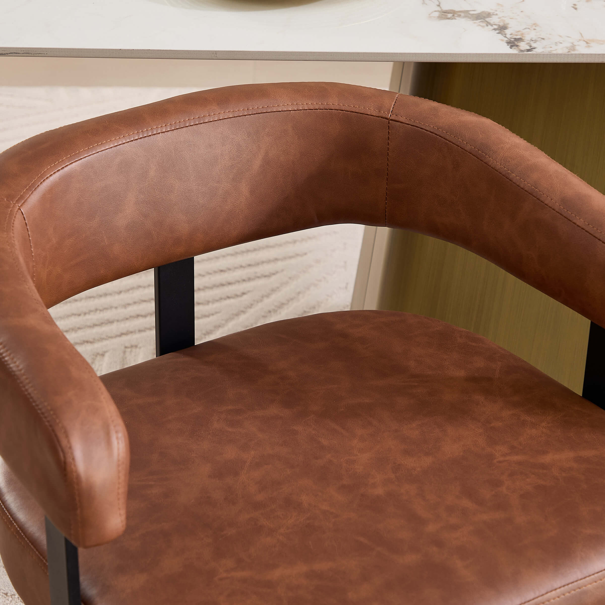 Modern Barrel Dining Chairs Set of 2 - 20081DC - Image 19