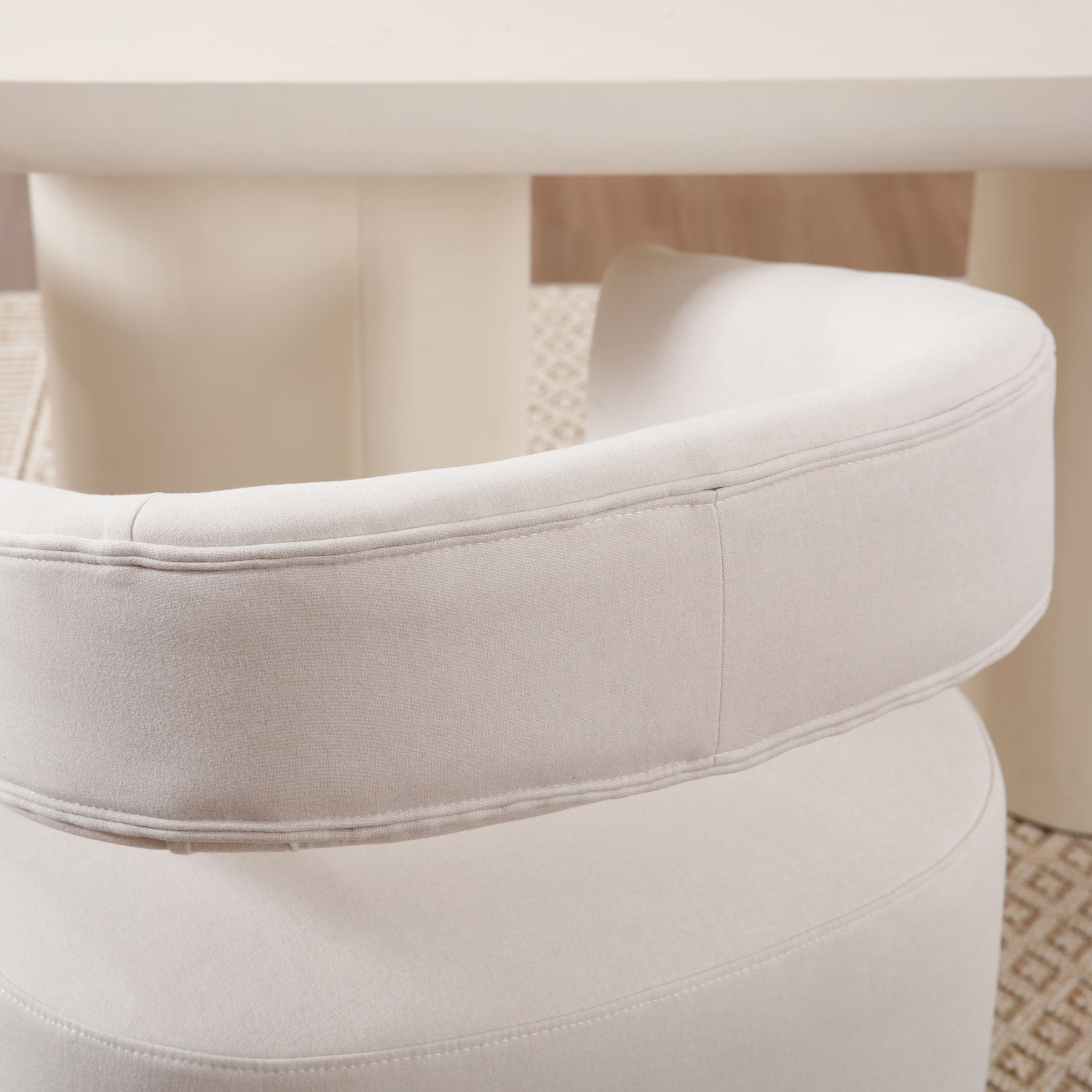 Swivel Open Back Dining Chair 1 PCS - 10027DC - Image 15