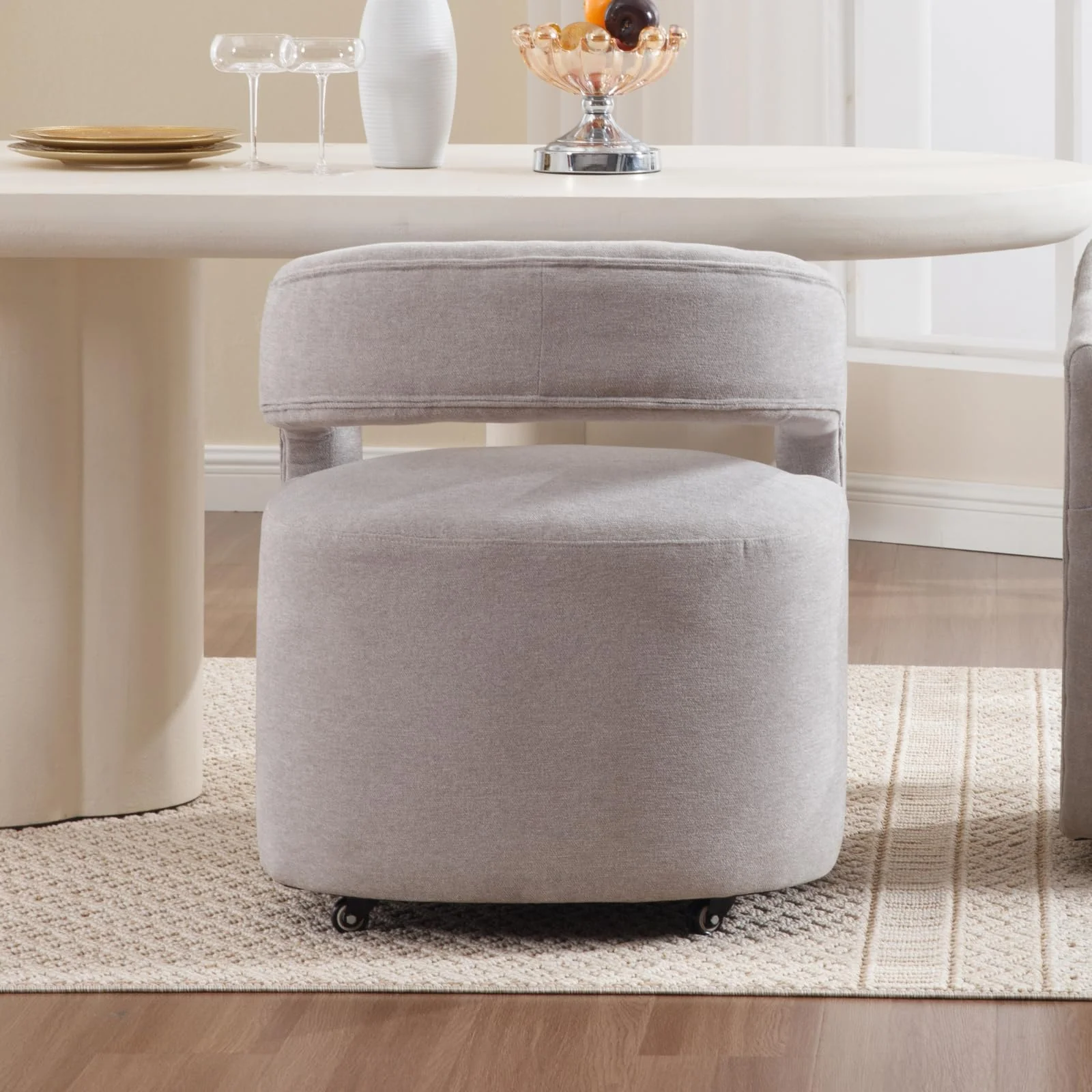 Swivel Open Back Dining Chair 1 PCS - 10027DC - Image 21