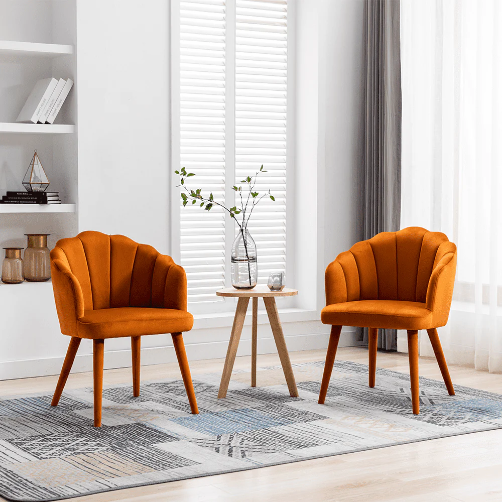 Velvet Dining Chairs Set of 2 - 7753DC - Image 13