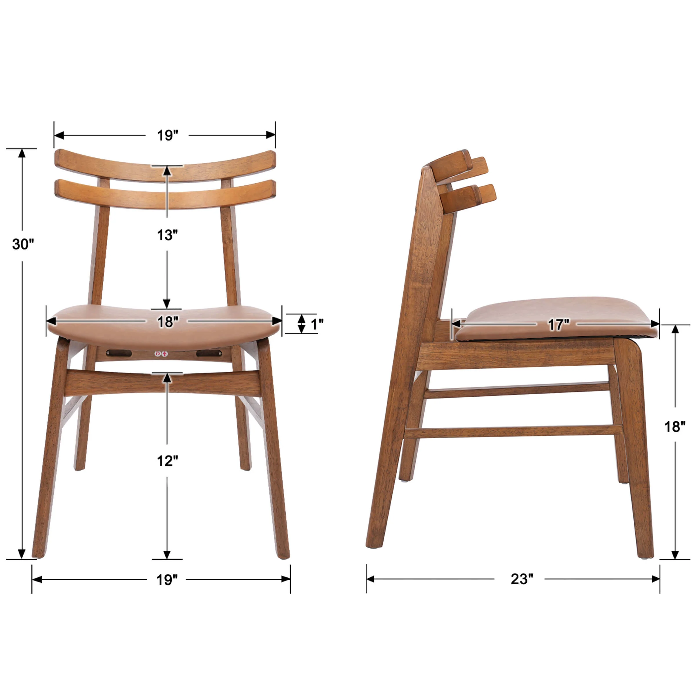 Dining Chairs with Curved Open Back - 60131DC - Image 22