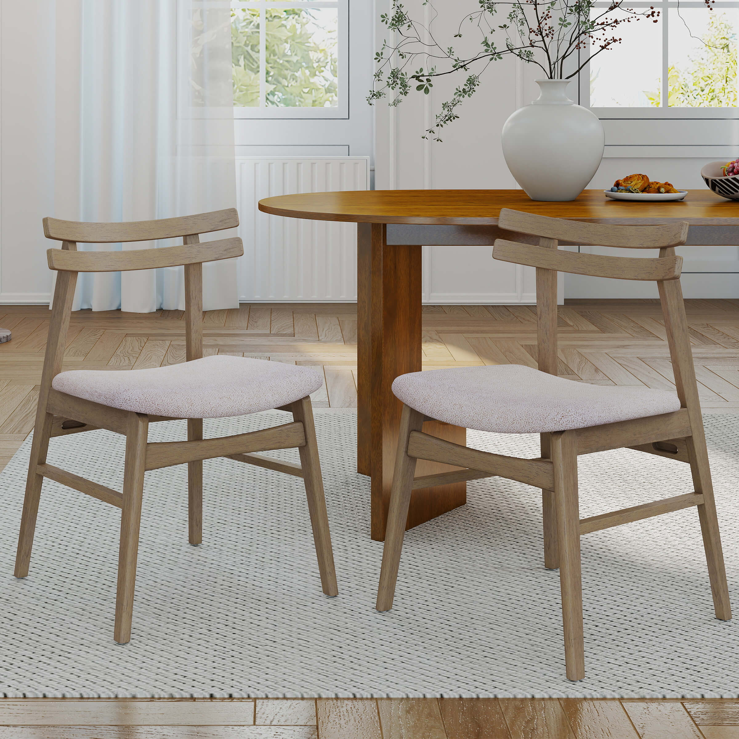 Dining Chairs with Curved Open Back - 60131DC - Image 23