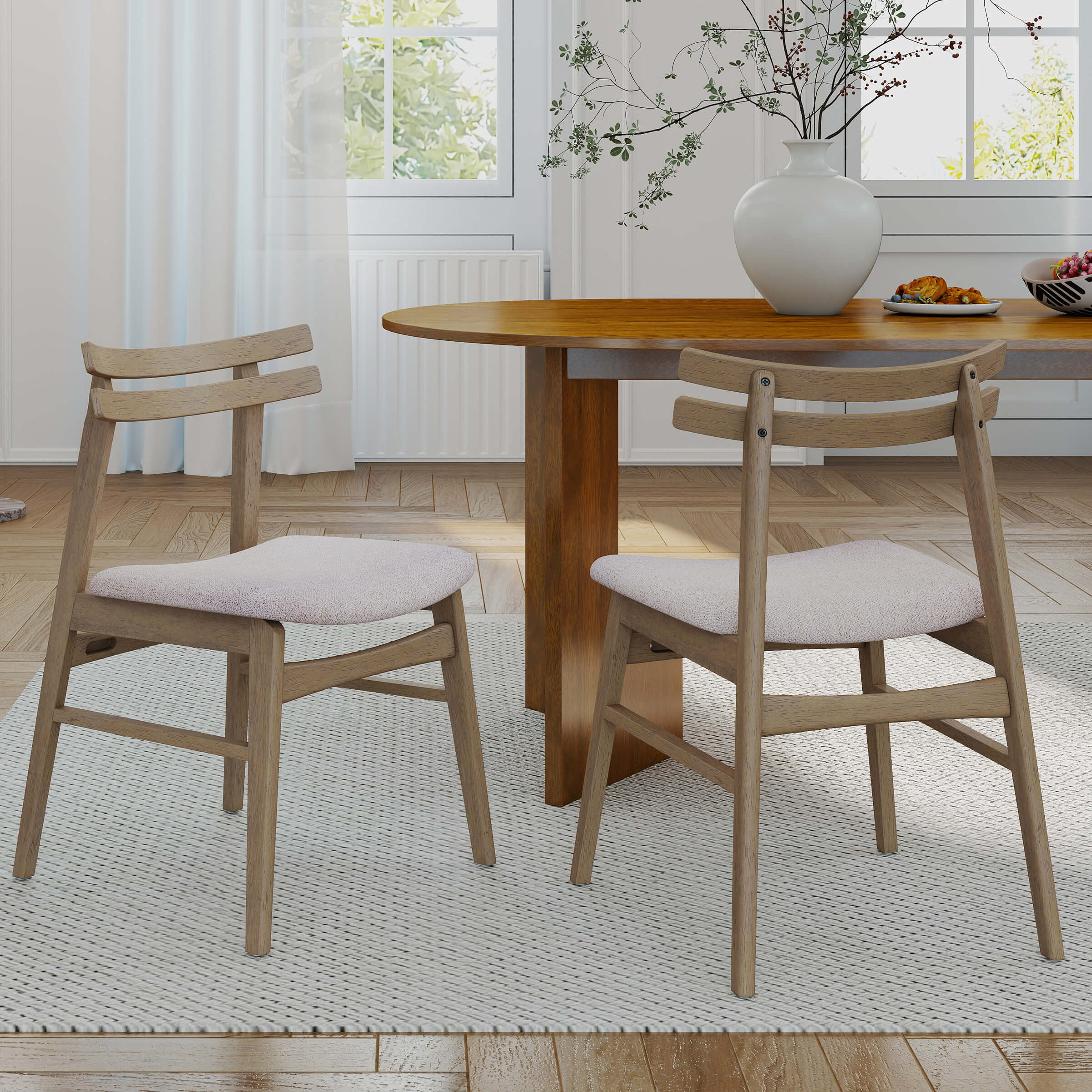 Dining Chairs with Curved Open Back - 60131DC - Image 24
