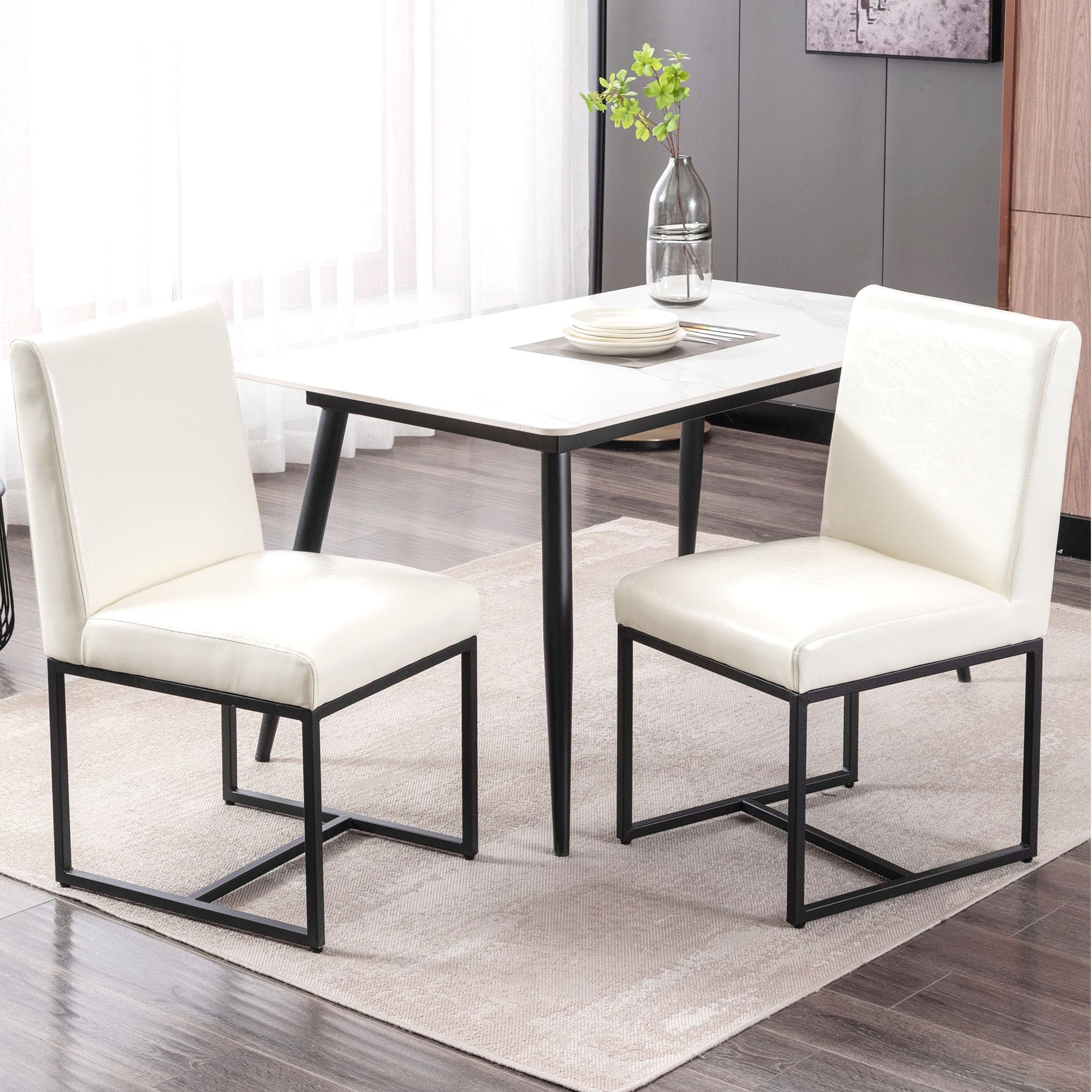 Modern Upholstered Dining Chairs Set of 2 - 1488DC - Image 10