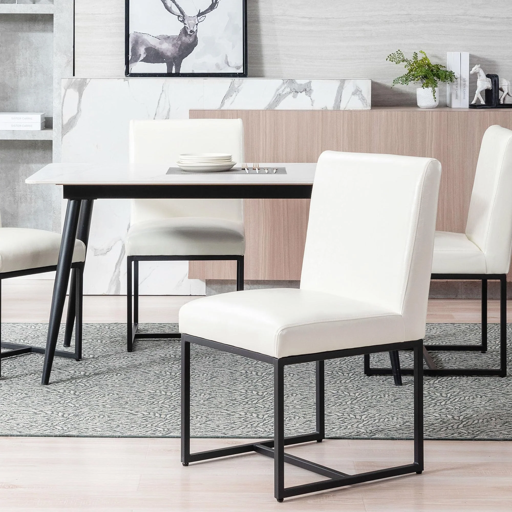 Modern Upholstered Dining Chairs Set of 2 - 1488DC - Image 11