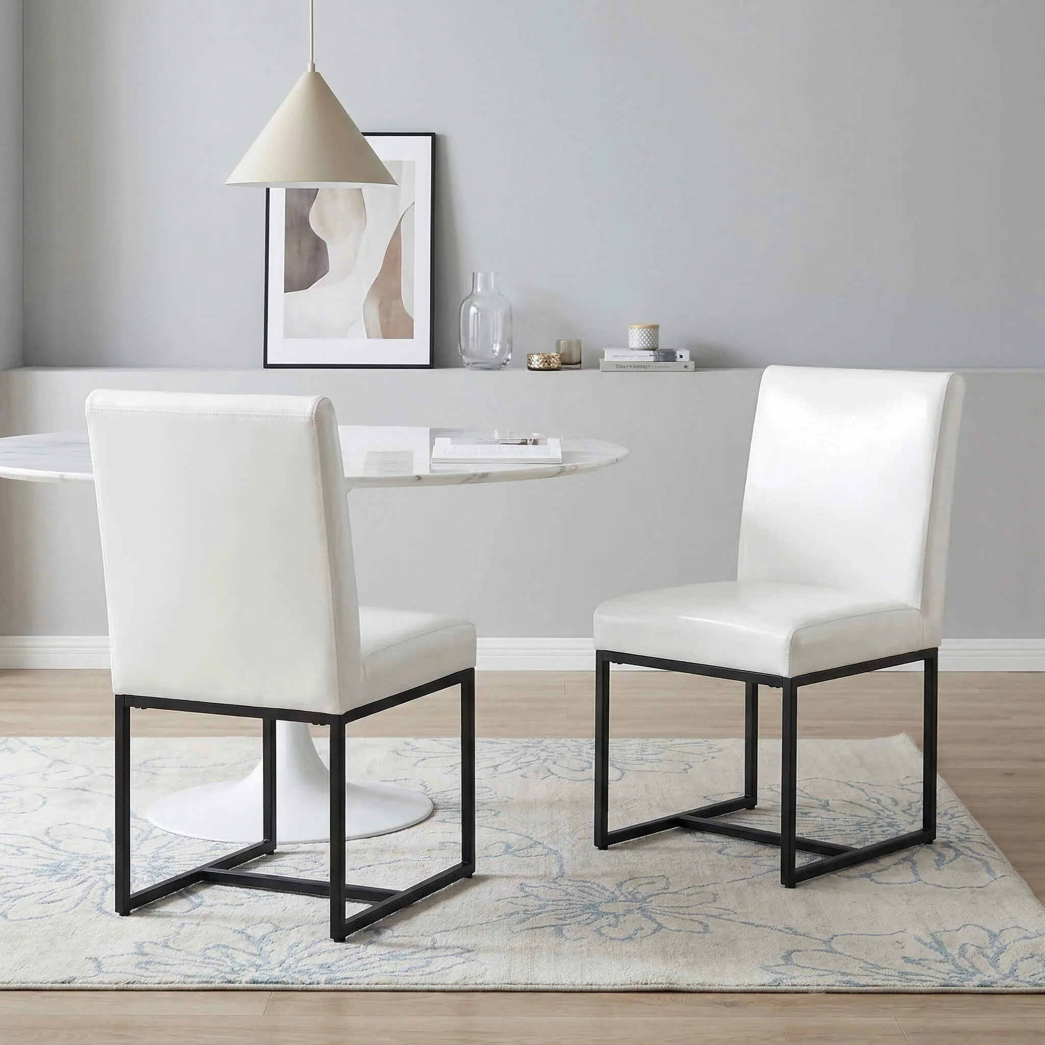 Modern Upholstered Dining Chairs Set of 2 - 1488DC - Image 8