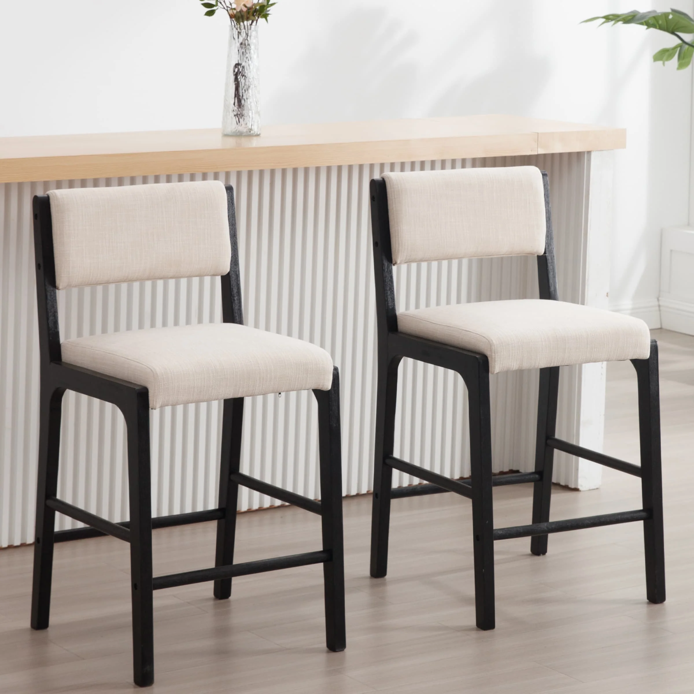 Upholstered Counter Barstools Set of 2 - 5795CS - Image 10