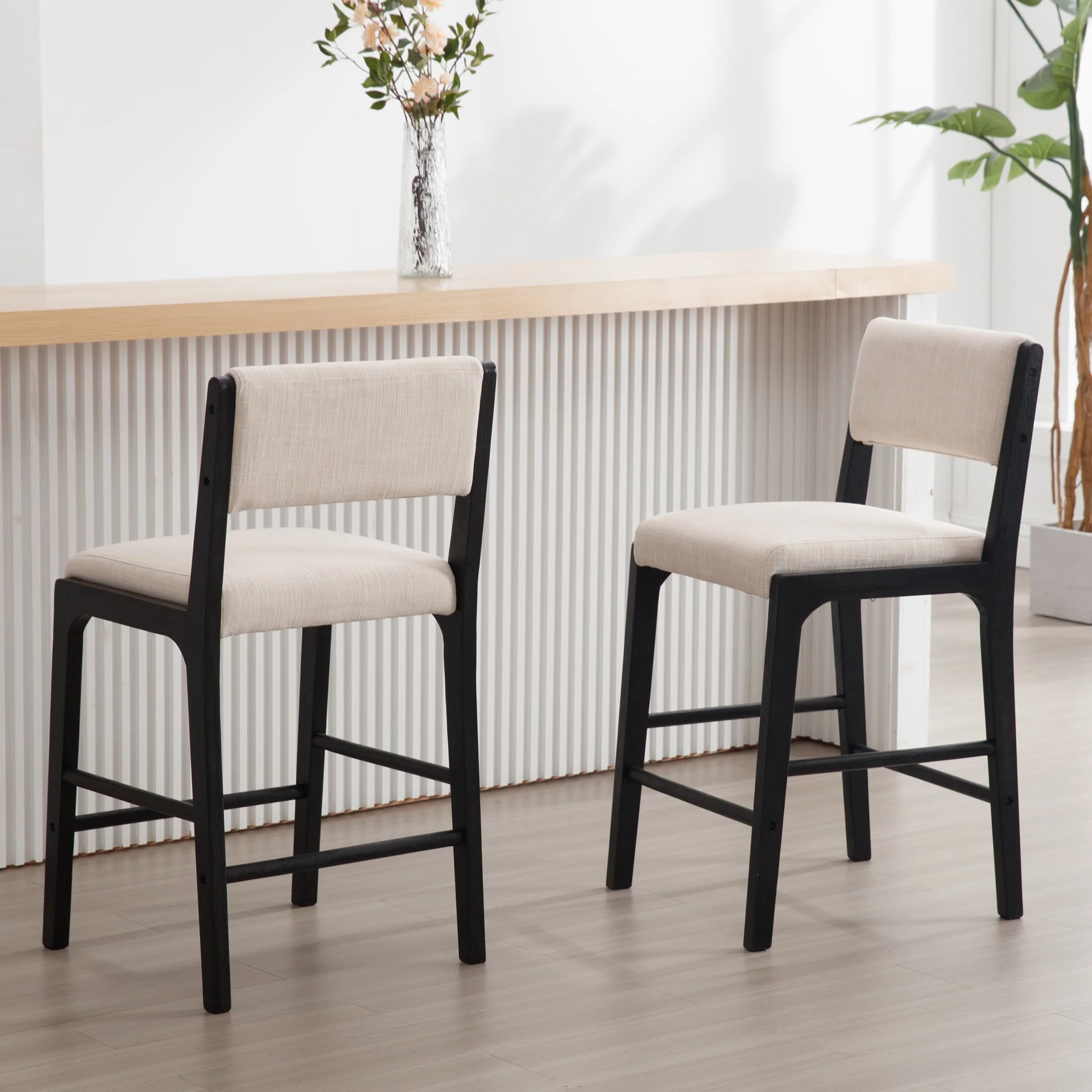 Upholstered Counter Barstools Set of 2 - 5795CS - Image 11