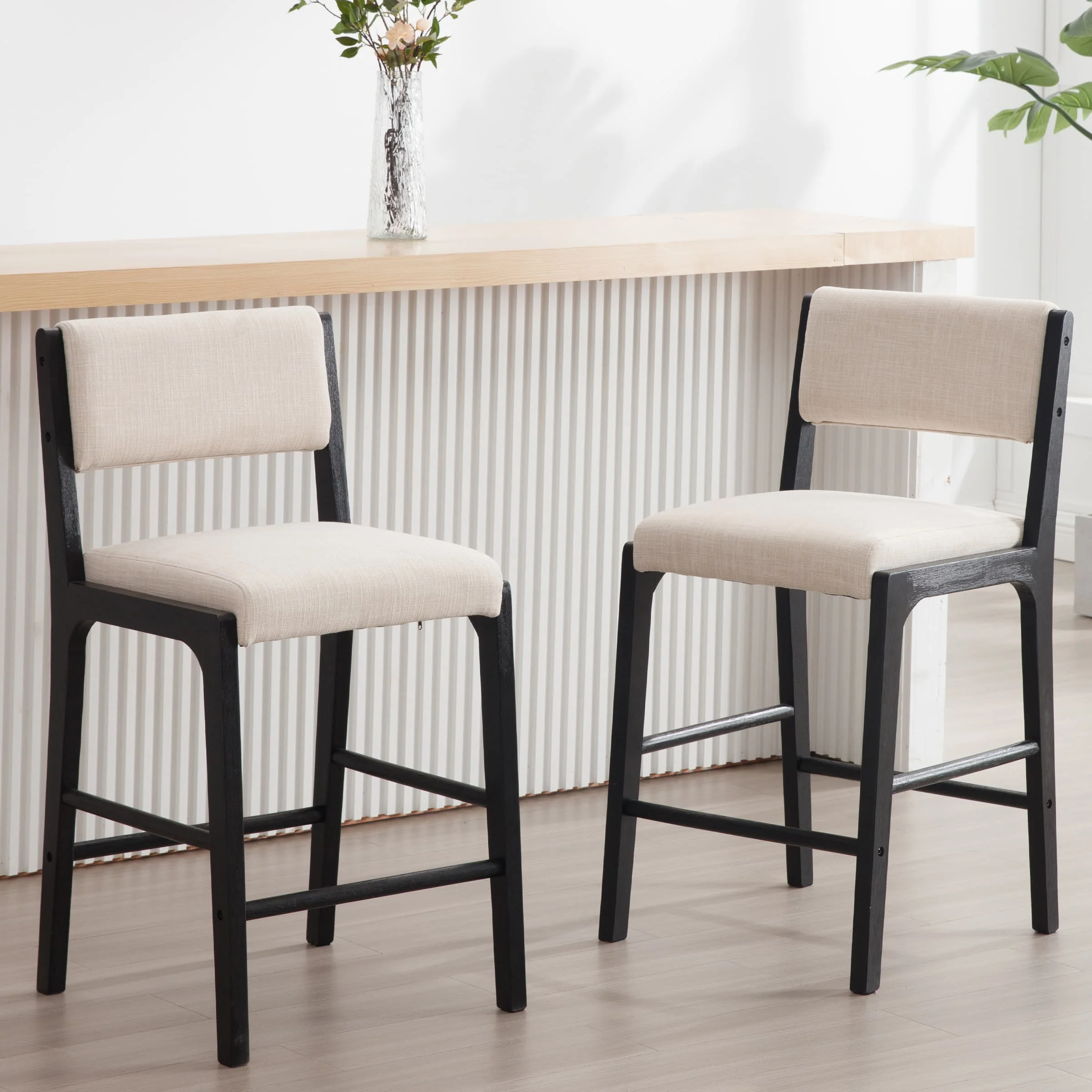 Upholstered Counter Barstools Set of 2 - 5795CS - Image 9